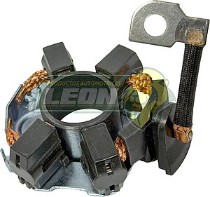 PORTACARBON MARCHA ALTERNADOR BOSCH VW GOLF, JETTA A3, TIPO 508  (1004336508, 1004336508, (-) 68-9131(+) 68-9132)