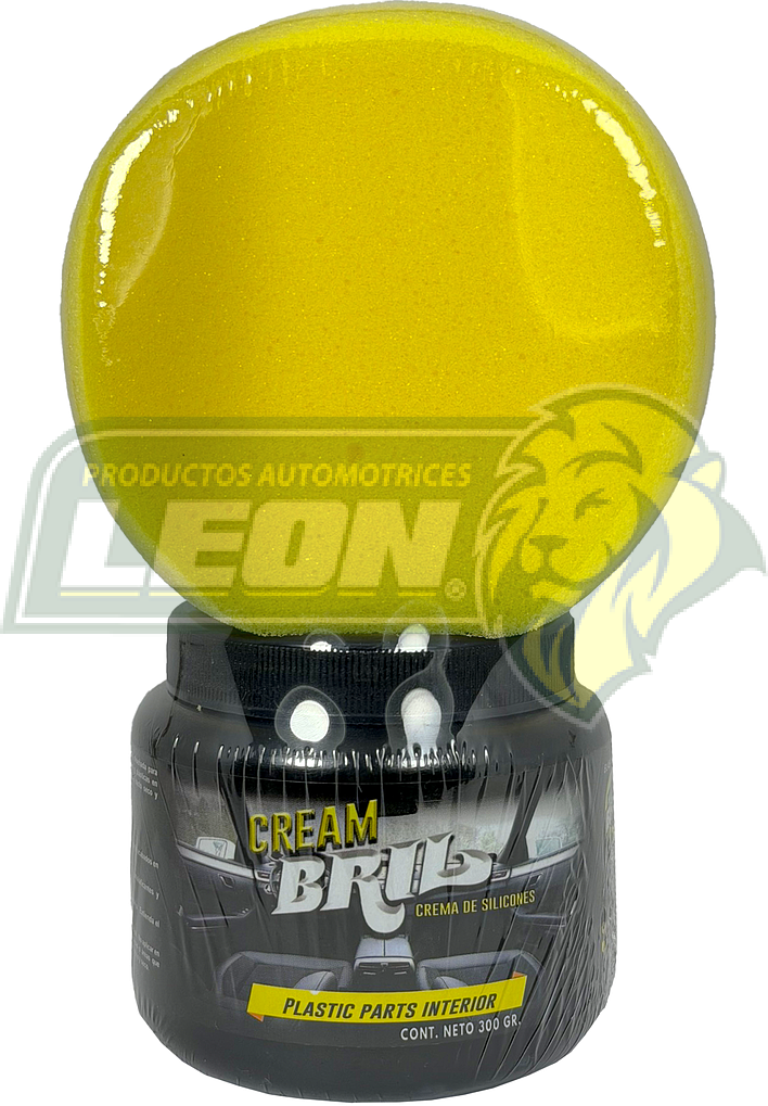 CREMA RESTAURADORA DE SUPERFICIES VINILICAS Y PLASTICAS EN INTERIORES C/ESPONJA CREAM METAL BRIL (300g)