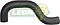 MANGUERA RAD. SUP. SUZUKI SX4 L4 2.0L 07-13 (1785254L00, 1785280J00) Ø: 33 mm, L: 100x350 mm, LONGITUD: 500 mm