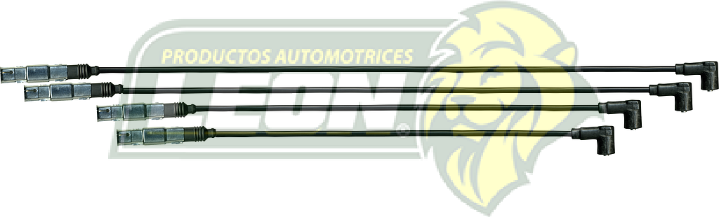 JUEGO DE CABLE BUJIA VW POLO, LUPO 1.6L (V-1447, HBT-219)