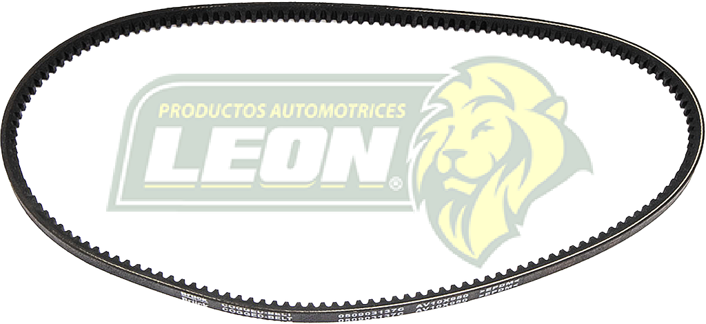 BANDA ALTERNADOR VW ATLANTIC 1.7, 1.8L 81-87, CARIBE 1.6, 1.8L 77-87, JETTA A2 1.8L 88-92. GOLF A2 1.8L 88-92, COMBI 1.8L 89-01, POINTER 1.8L 98-10, 10x950 S-A/A (6370GS)