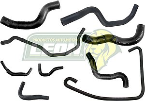 MANGUERAS MOLDEADAS DE ENFRIAMIENTO NISSAN TIIDA 1.8L 07-17 (KIT c/9 pzas.) LEÓN