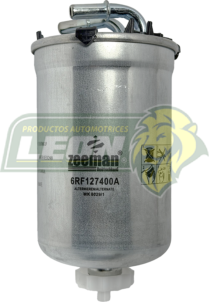 FILTRO COMBUSTIBLE VW VENTO 1.5L 16-20 (TDI DIESEL) (FD-31190, 6RF127400A, 6R0127400C, 6C0127400)