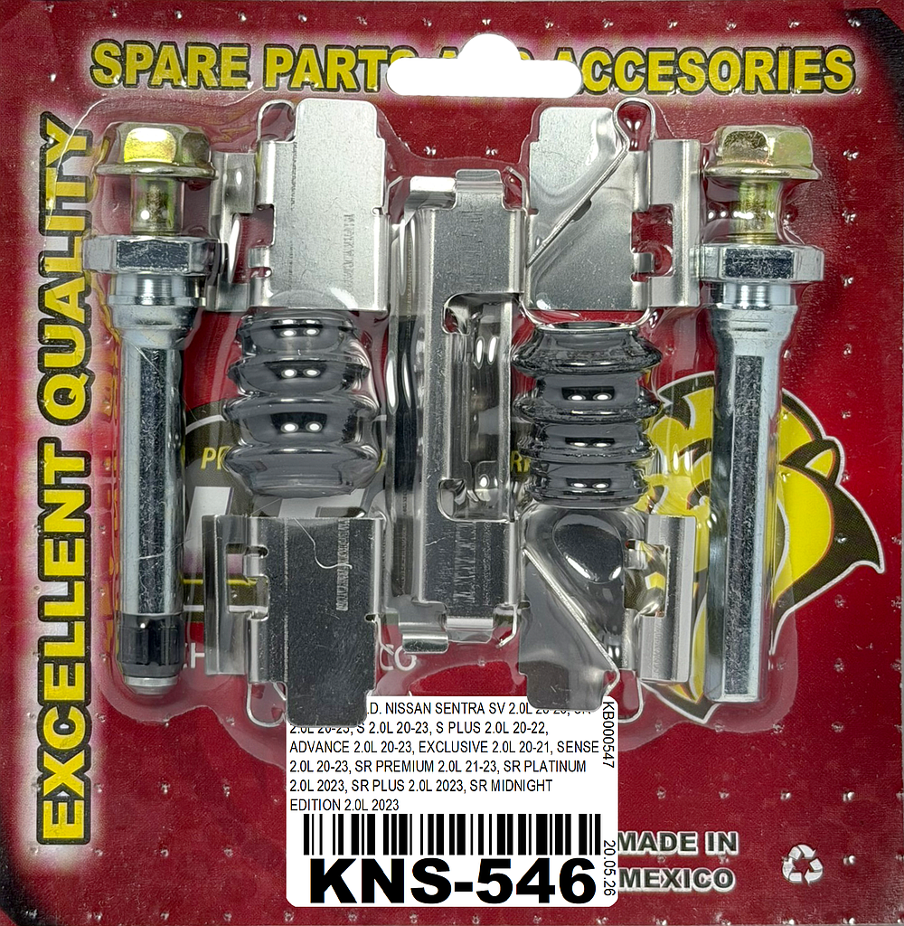 KIT F.D. (1) R.D. NISSAN SENTRA SV 2.0L 20-23, SR 2.0L 20-23, S 2.0L 20-23, S PLUS 2.0L 20-22, ADVANCE 2.0L 20-23, EXCLUSIVE 2.0L 20-21, SENSE 2.0L 20-23, SR PREMIUM 2.0L 21-23, SR PLATINUM 2.0L 2023, SR PLUS 2.0L 2023, SR MIDNIGHT EDITION 2.0L 2023 9545	D2310