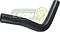 MANGUERA RAD. SUP. NISSAN SENTRA B13 L4 1.6L 1990, HONDA CIVIC L4 1.6L 88-91 (19501PM3000) Ø: 26 mm, L: 150x250 mm, LONGITUD: 350 mm