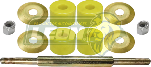TORNILLO Ó BRAZO ESTABILIZADOR “CACAHUATE” NISSAN D21 2.4, 3.0L 93-94, PICK-UP 2.4, 3.0L 95-10 T/O POLIURETANO AMARILLO (HO15517)
