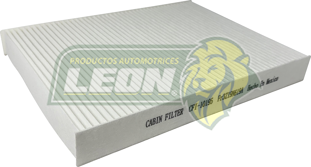 FILTRO DE CABINA FORD MUSTANG 4C 2.3L 15-21, 6C 3.7L 15-17, 8C 5.0, 5.2L 15-21 (CF12152, FP78, C10195, PC8155, GAC-2476, CAF1925P, FR3Z19N619A, CF2279, WP10195, CFI-10195)