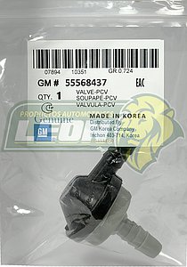 VALVULA PCV GM ASTRA 1.8L 2008, AVEO 1.6L 09-11, CRUZE 1.8L 10-18, SONIC 1.6L 1.8L 12-18, TRAX 1.8L 13-20 (320-002, 25198656, 55568261, 93746932)