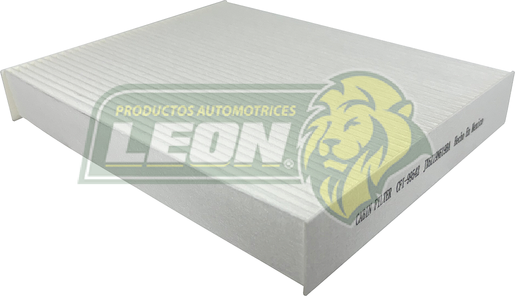 FILTRO DE CABINA FORD BRONCO 1.5 2.0L 26-21, ESCAPE 1.5L, 2.0, 2.5L 20-25, EXPLORER 2.3, 3.0L 20-26, MAVERICK 2.0, 2.5L 22-26, MUSTANG 21-25, LINCOLN AVIATOR 3.0L 20-25, CORSAIR 2.0, 2.5L 20-26, NAVIGATOR 3.5L 25-26  (JX6Z19N619BA, WP10019, CFI-99542, FP90, C15046, MB3B-19N619DA, P93967X)