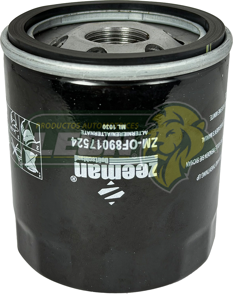 FILTRO ACEITE G.M. SPARK 1.4L 16-21, CRUZE 1.4L 16-18, ONIX 1.0L 20-22, CAPTIVA 1.5L 22-24, 3.0L 08-14, EQUINOX 1.5L 18-20, AVALANCHE 5.3L 07-13, SUBURBAN 5.3L 07-13, S10 2.5L 99-17, MG GT 22-24, ONE 24-25, RX5 1.5L 24-25, GEELY COOLRAY 1.5L 24-25, CAPTIVA 1.5L 22-25, CAPTIVA SPORT 3.0L 12-15, SILVERADO 1500, 2500, 3500 07-18, SUBURBAN 1500, 2500, 3500 07-19, TRACKER 1.2L 21-25, TRAVERSE 3.6L 09-10, VW ROUTAN 09-15, DODGE JOURNEY 2.4L 09-20, JOURNEY 1.5L 22-24, CALIBER 1.8, 2.0, 2.4L 07-12, AVENGER 2.0, 2.4 3.5L 08-14, JEEP COMPAS PATRIOT 07-19 (GP406, OF10060, PH10060, ML1030) CUERDA 22x1.5 mm