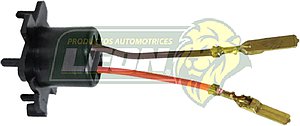 SOQUET 2 POLOS PARA FOCO H7 HONDA Y TOYOTA 2T. A204