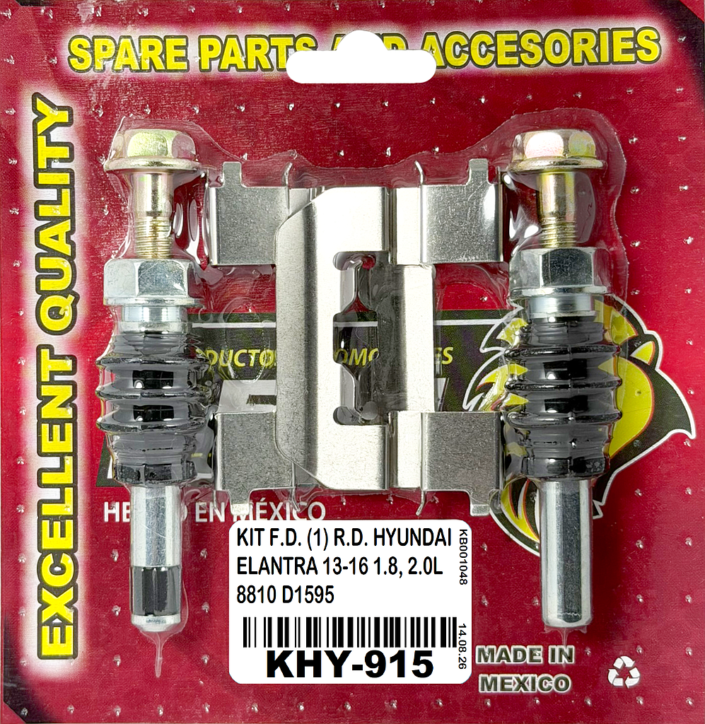 KIT F.D. (1) R.D. HYUNDAI ELANTRA 13-16 1.8, 2.0L 8810 D1595