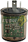 FLASHER FOCO LED  DE 3 PATAS 12V  AUTOMOTIVE