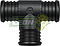 CONECTOR UNIVERSAL TEE 3/4x3/4x3/4 VW JETTA A5, A6, A7 1.4L 15-17, GOLF, BEETLE 1.4L 13-16, CADDY 2.0L, SEAT ATECA 1.4L 2016, LEON, ALHAMBRA 14-24, AUDI A6 2.0L 2018, AUDI A4, A5 (120-042)