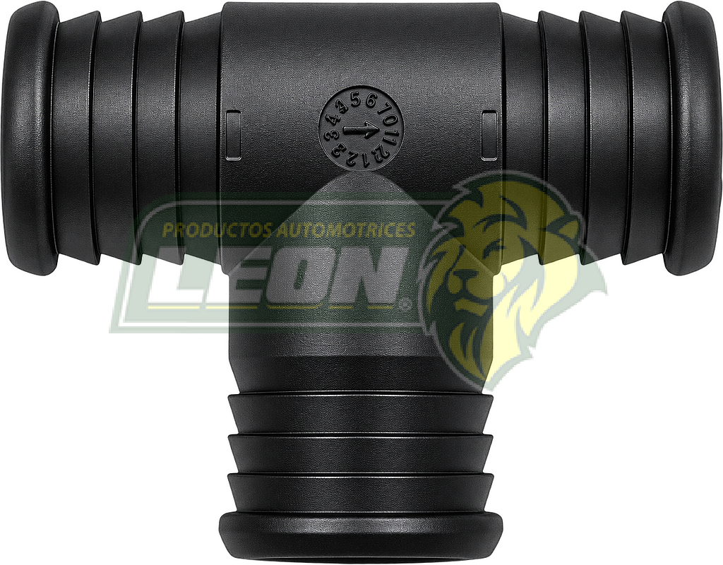 CONECTOR TEE 3/4x3/4x3/4 UNIVERSAL, VW JETTA A5, A6, A7 1.4L 15-17, GOLF, BEETLE 1.4L 13-16, CADDY 2.0L, SEAT ATECA 1.4L 2016, LEON, ALHAMBRA 14-24, AUDI A6 2.0L 2018, AUDI A4, A5 (120-142)