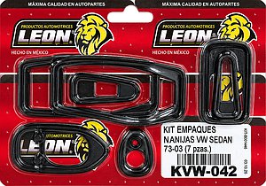 KIT EMPAQUES MANIJAS VW SEDAN 73-03 (7 pzas.)