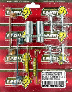 KIT FRENO ESTACIONAMIENTO L Y R RAM PROMASTER 1500 4, 6C 3.0, 3.6L 14-20, 2500, 3500 4, 6C 3.0, 3.6L 14-20 (H7380) 2 RUEDAS