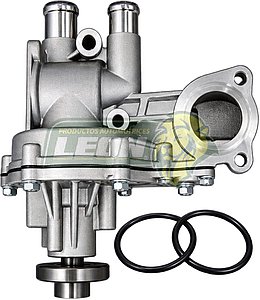 BASE BOMBA AGUA VW GOL 4C 1.6, 1.8, 2.0L 04-10, GOLF 4C 1.6, 1.8, 1.9, 2.0L 85-99, JETTA 4C 1.6, 1.8, 1.9, 2.0L 85-99, PASSAT 4C 1.8, 1.9, 2.0L 91-97, POINTER 4C 1.8L 02-09, POLO 4C 1.9L 96-02, QUANTUM 4C 1.6, 1.7, 1.8L, 5C 2.2L 82-87, SAVEIRO 1.6, 1.8, 2.0L 05-10, SHARAN 4C 1.9, 2.0L 96-00, TRANSPORTER 4C 1.9, 2.0L 91-04, CABRIO 4C 2.0L 95-02, CABRIOLET 4C 1.8L 85-93, CADDY 4C 1.5, 1.6, 1.8L 03-06, DERBY 4C 1.8L 95-97, FOX 4C 1.8L 87-93, ATLANTIC 4C 1.8L 86-87, 4000 4C 1.6, 1.7, 1.8L 82-87, 80 4C 2.0L 88-90, 90 4C 2.0L 1988, SEAT IBIZA 4C 1.6, 2.0L 93-99, TOLEDO 4C 1.6, 1.8, 2.0L 92-99, CORDOBA 4C 1.6, 2.0L 93-96, ALHAMBRA 4C 1.9, 2.0L 96-00 (037121010C) (COMPLETA c/IMPULSOR, JUNTA Y LIGAS)