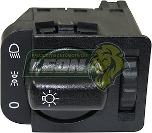 INTERRUPTOR ó SWITCH LUCES G.M. CHEVY C2 1.6L 95-12 (CON RESISTENCIA) 10T. BRUCK