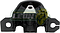 SOPORTE MOTOR-CAJA G.M. CHEVY TODOS 1.6L 97-01 C-A/A TRASERO IMPORTADO