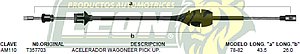 CHICOTE ACEL. WAGONEER PK-UP 78-82