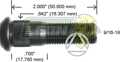 BIRLO RUEDA G.M. CMTA. C30 1 Ton. D/R. NAC. 71-92 R.D.