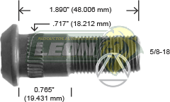 BIRLO RUEDA CHRYSLER CMTA. D300 72-98 R.D. Y R.T.