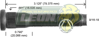 BIRLO RUEDA CHRYSLER CMTA. D300 92-98 R.T.