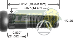 BIRLO RUEDA CHRYSLER CMTA. D150 85-96, CORONET, CHARGER, MONACO 76-77, RAM CHARGER 87-91 R.D.