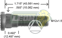 BIRLO RUEDA CHRYSLER STRATUS, CIRRUS, NEON R.D. Y R.T., SPIRIT 91-95 R.T.
