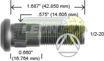 BIRLO RUEDA CHRYSLER RAM VAM 1500, 2500 96-00 R.D. Y R.T.