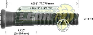 BIRLO RUEDA FORD CAMIONETA F-350 67-96, F-400 70-96 DOBLE RODADO R.T.