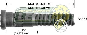 BIRLO RUEDA FORD CTA. F-350 D.R. 67-95, CTA, P-400 70-95 D.R. R.T. (L)