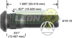 BIRLO RUEDA FORD CAMIONETA F-350 F.D. 67-89 R.D.