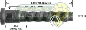 BIRLO RUEDA FORD MINIBUS, SUPER DUTY F-350 91-98 R.T.