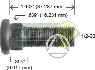 BIRLO RUEDA FORD CTA. FORD F-100, F-150 61-89, LTD, MUSTANG 65-73, MAVERICK 70-73 R.D.