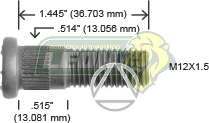 BIRLO RUEDA FORD FIESTA 98-00, FOCUS 00-02 R.T. (BR30-043RP)