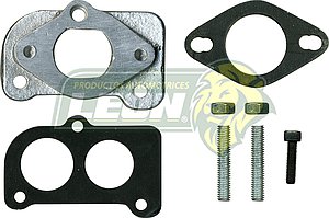BASE CARB. NISSAN PIERBURG 2G A TSURU SOLEX 1G. C/TORNILLOS Y JUNTA