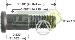 BIRLO RUEDA VW COMBI 64-01 M.1500, 1600, 1800 CARBURADO, 1800i (LARGO) R.D.