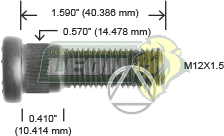 BIRLO RUEDA RENAULT ALLIANCE, ENCORE 84-87 R.T.