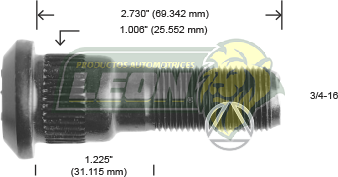 BIRLO RUEDA SERVICIO EXTRAPESADO AUTOCAR, KENWORTH, RAMIREZ R.D. (R)