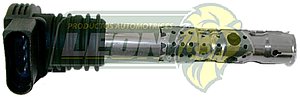 BOBINA ENC. VW DERBY 1.8L 01-04, GOLF 1.8L 01-06, 1.9L 2001, 2.0L 2001,  JETTA 1.9, 2.0, 2.5L 01-05, BEETLE 1.8L 00-06, 1.9L 01-05, 2.0L 01-05, PASSAT 1.8L 01-05, AUDI A3 1.8L 98-04, A4 1.8,L 01-07, A6 QUATTRO 2.7L 03-04, ALLROAD 2.7L 03-05, S3 1.8L 00-04, TT 1.8L 01-06, A3 1.4L 99-08, A4 2.0L 01-06, 3.0L 01-05, 3.2L 01-06 SEAT IBIZA 1.6, 2.0L 05-08, TOLEDO 1.8L 00-05 “LAPIZ”