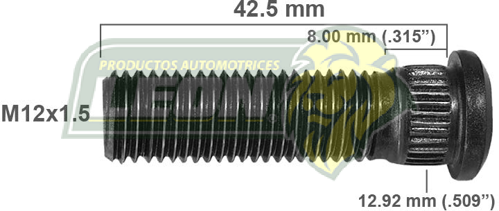 BIRLO RUEDA G.M. R.D. CAMARO, CAVALIER, CENTURY, CUTLASS, SUNFIRE, Z24, GRAND PRIX, MALIBU, CADILLAC, CATERA, TRAIL BLAZER 91-01, R.T. 91-96, R.T. TRAIL BLAZER, AZTEK 91-96