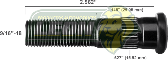 BIRLO RUEDA FORD F-350 CMTA. 68-89 R.T.
