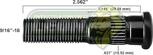 BIRLO RUEDA FORD F-350 CMTA. 68-89 R.T.