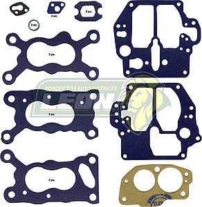 JUNTA CARBURADOR MAZDA PICK-UP B2200 87-93 2.2L, 626 83-85 2.0L ECON. (151100-A) (JGO. 16 pzas.)
