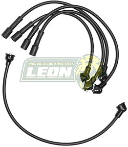 JUEGO DE CABLE BUJIA NISSAN SEDAN, ICHIVAN, SAKURA Y CMTAS. 81-92 4Cil. M.1600, 1800 (7230)