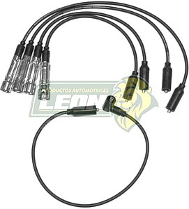 JUEGO DE CABLE BUJIA VW CARIBE GT, ATLANTIC GLS, CORSAR, GOLF, JETTA, COMBI 1.8L BRINCADOR METAL. 98Æ