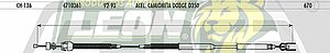 CHICOTE ACEL. CMTA. D-350 92-93