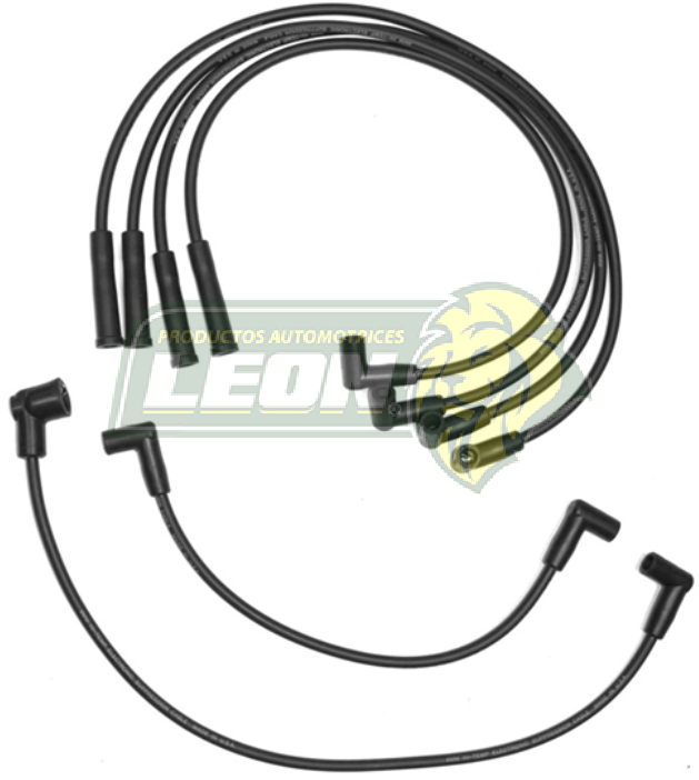 JUEGO DE CABLE BUJIA FORD RANGER 77-88, CMTA. M.122, 140 83-88, MUSTANG M.146 77-93 2.3L (7350)